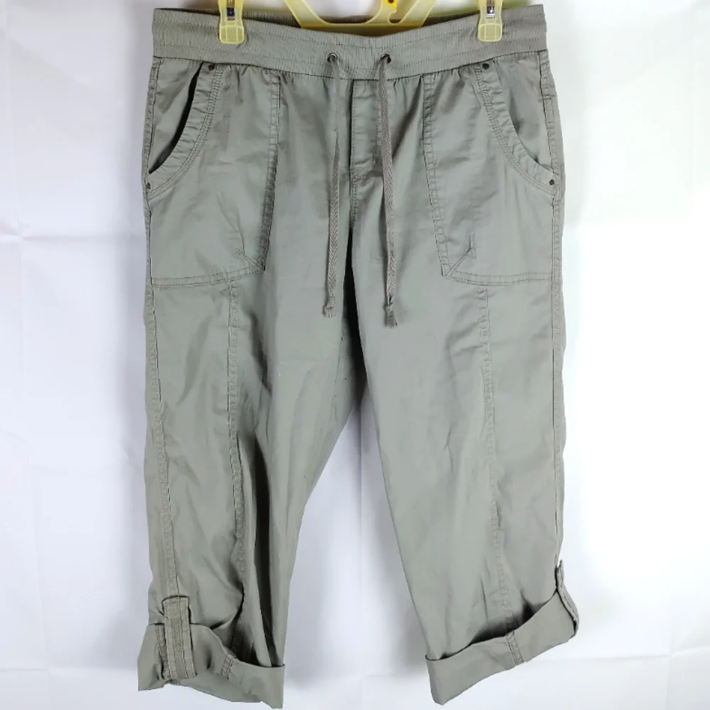 Marrakech Roll Tab Pants Size 8 | Spring Casual Summer Streetwear Basic Gorpcore - Picture 1 of 5